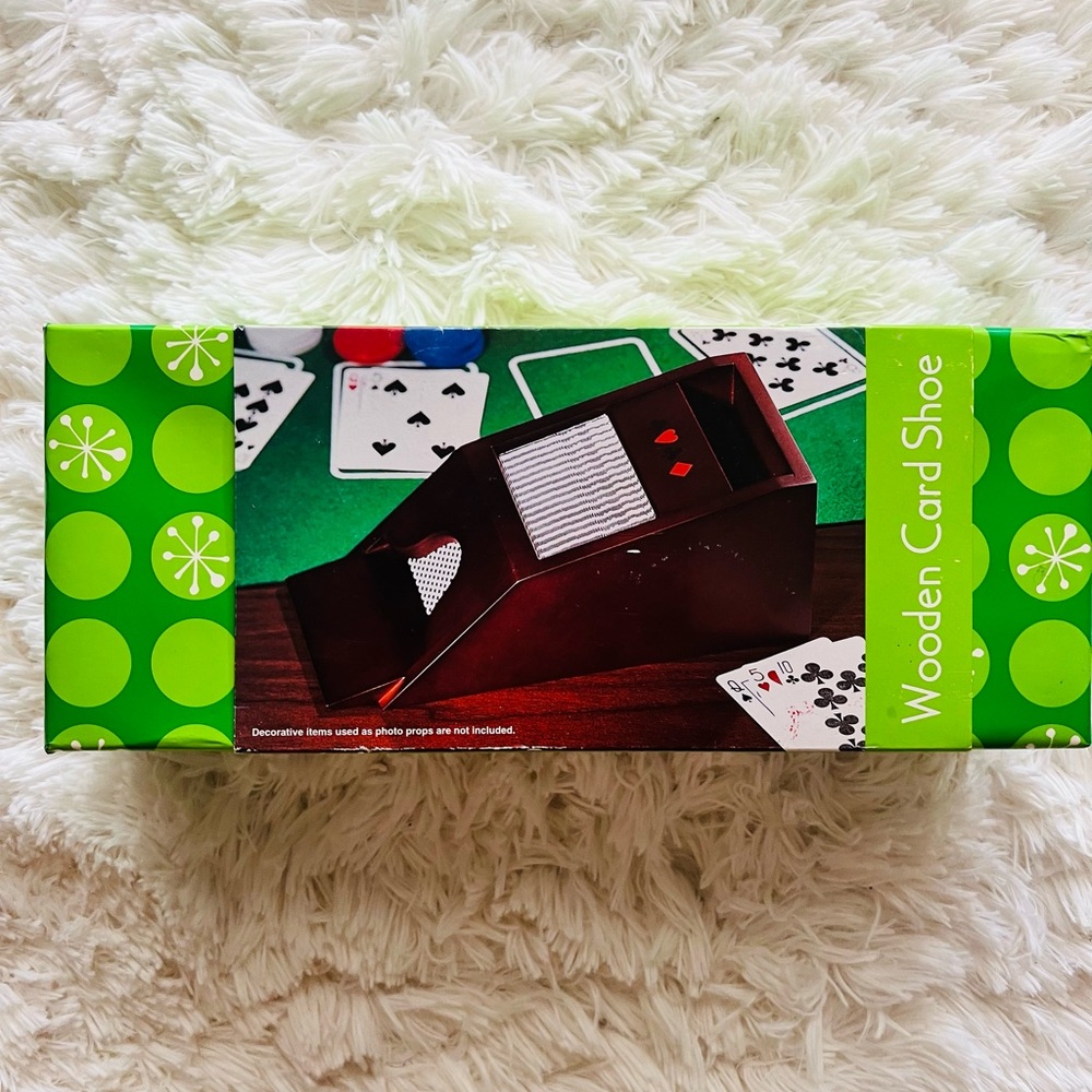 Wooden Playing Cards Holder